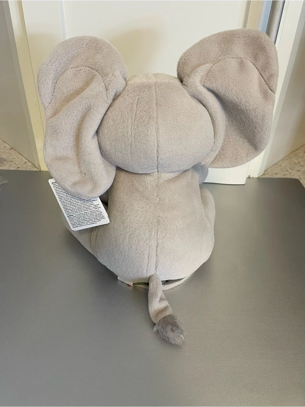 Gund Baby Flappy the Elephant Musical Plush Peek-a-Boo Game Singing Modes NWT